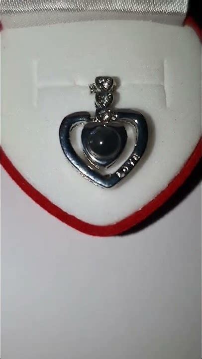 Серебряный кулон я люблю тебя на 100 языках мира - YouTube