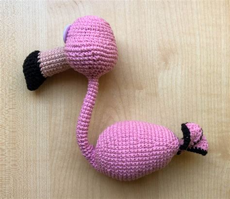 Crochet Pattern Flamingo Pdf English Stuffeed Toy Etsy