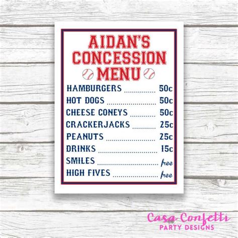 Concession Stand Menu Template – Professional.fromgrandma.best