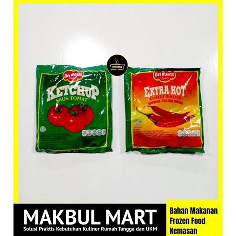 Jual Delmonte Del Monte Saus Sachet Sambal Extra Hot Tomat Isi Shopee Indonesia