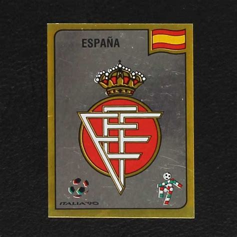 Italia 90 Nr 344 Panini Sticker Espana Wappen Sticker Worldwide