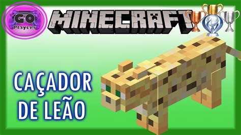 Troféus Minecraft Caçador de Leão Lion Hunter YouTube