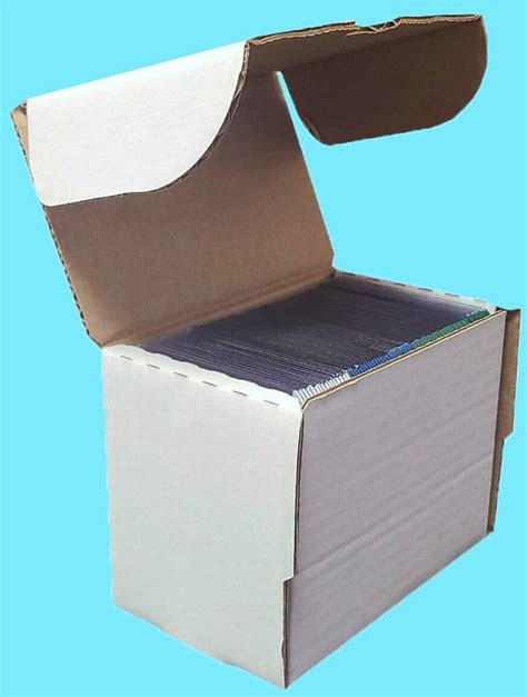 1 Bcw 5 Inch 75 Toploader Cardboard Storage Box Sports Card Trading