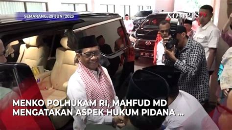 Jawaban Mahfud Md Terkait Progres Penanganan Polemik Ponpes Al Zaytun