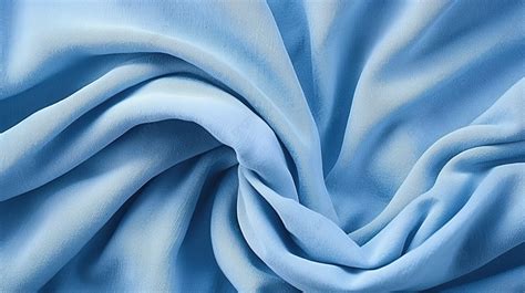 Blue Textile Background Crumpled Cotton Jersey Fabric Texture Thread