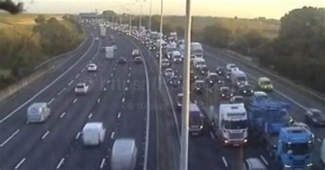 M25 crash near Staines caused long delays - Surrey Live