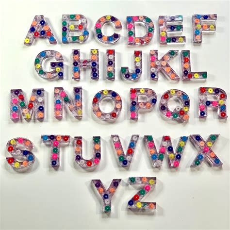 Resin Letters Alphabet Resin Letters Numbers Alphabet Etsy Canada