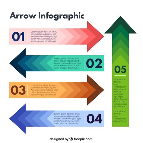 Premium Vector Arrows Infographic