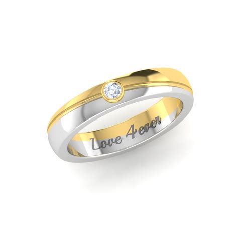 Couple Band Rings Gold Best Wedding Band Trends