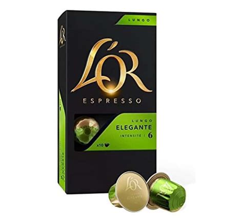 Lungo Elegante Capsules For Nespresso L Or Espresso