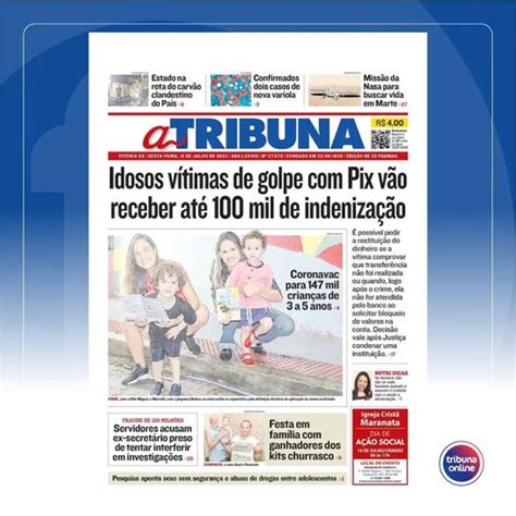 Repórter Paulo Maciel Jornal A Tribuna Vitória ES 6ªf 15 07 2022