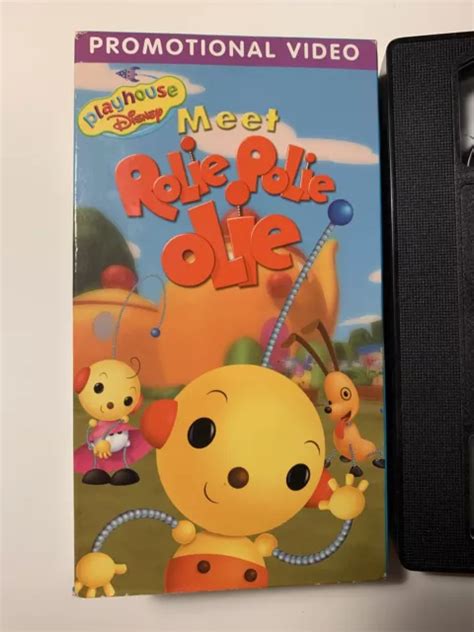 Meet Rolie Polie Olie Playhouse Disney Vhs Promotional Video