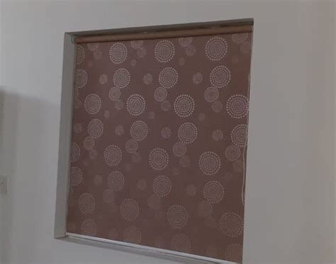 Printed Glossy Brown Pvc Window Roller Blind At Rs Sq Ft In