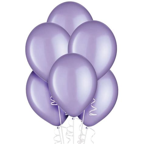 15ct 12in Lavender Pearl Balloons Party City