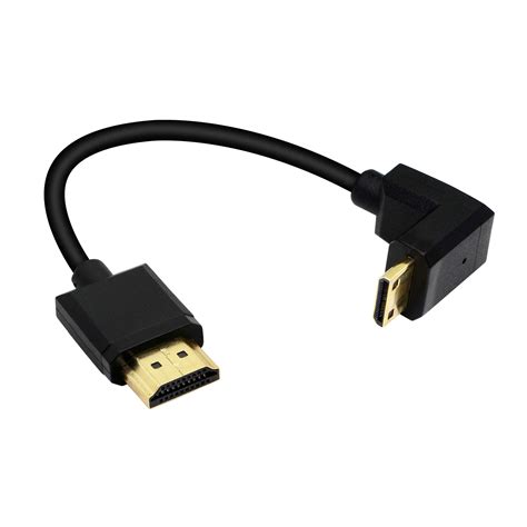 Cablecc 4k Tipo C 90 Grados En ángulo Abajo Mini Hdmi 14 Macho A Hdmi