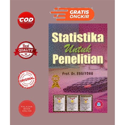 Jual Buku Statistika Untuk Penelitian Sugiyono Shopee Indonesia