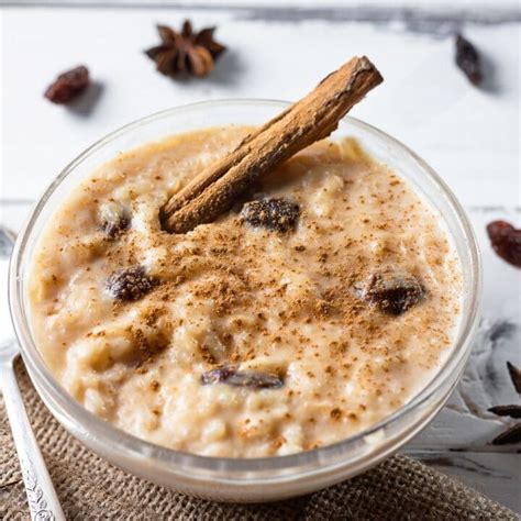 Arroz Con Dulce Puerto Rican Rice Pudding With Raisins And Coconut