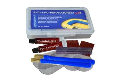 Pvc Pu Reparatur Set Xxl Flickzeug F R Schlauchboot Zelt Pool