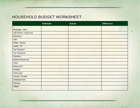 28 Best Household Budget Templates [Family Budget Worksheets]