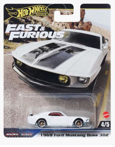 Машинка Hot Wheels Premium Real Rider 1969 Ford Mustang Boss 302 Хот Вилс Премиум Форд мустанг