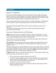 Understanding Protozoa: Habitat, Characteristics, and Life Cycle | Course Hero