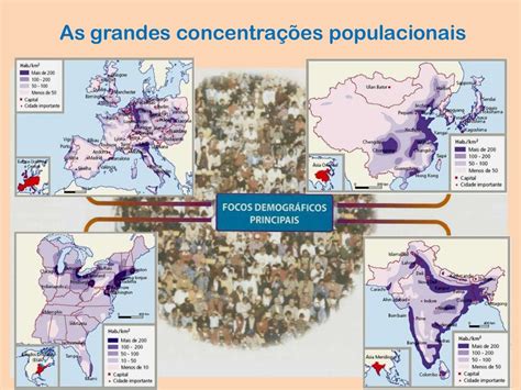 Distribuição Da População Mundial E Deslocamentos Populacionais