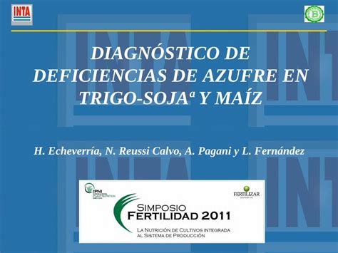 Pdf M Todos De Diagn Stico Para Azufrelacs Ipni Net Ipniweb Region