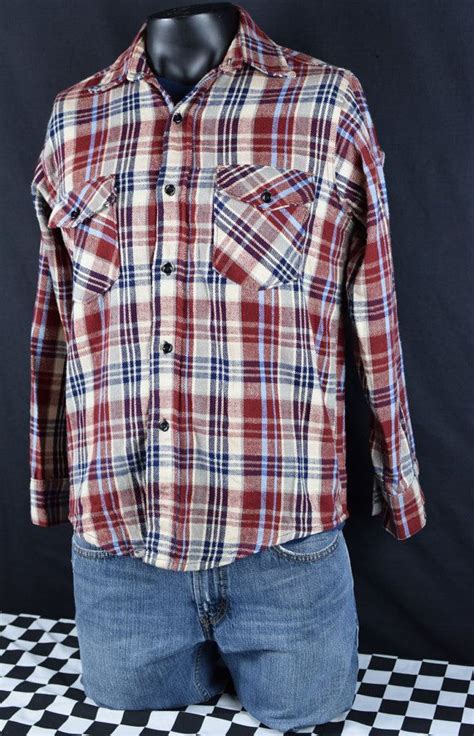 70s Frostproof Flannel Shirt Plaid 15 15 12 Etsy In 2024