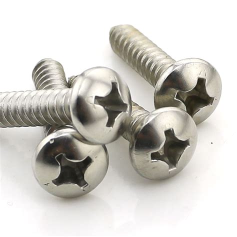 A Stainless Steel Cross Recessed Pan Head Tapping Screws Din Gb