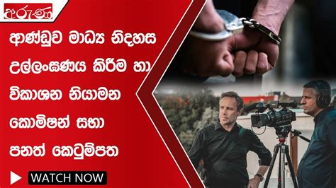 ආණ්ඩුව මාධ්‍ය නිදහස උල්ලංඝණය කිරීම හා විකාශන නියාමන කොමිෂන් සභා පනත්