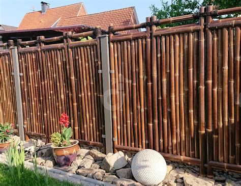 Bambus Sichtschutz Garten Zaun Gartenzaun Windschutz Bambuszaun ANJI