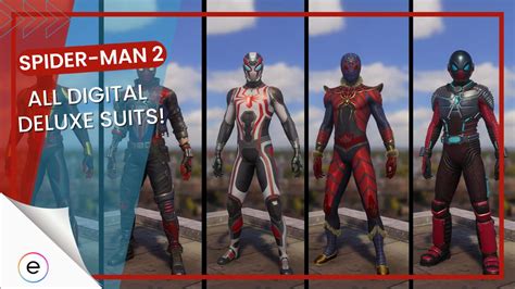 Spider-Man 2: All Digital Deluxe Edition Suits - eXputer.com