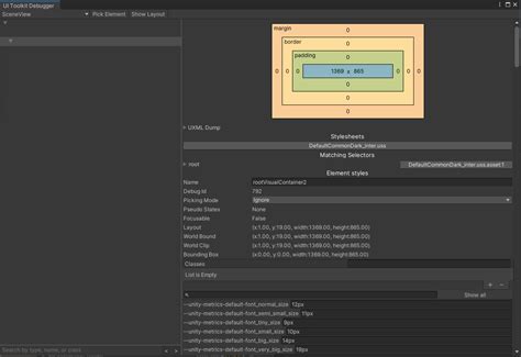 After Upgrading To Unity 2021 1 9 Hierarchy In The Ui Toolkit Debugger Has No Text Unity