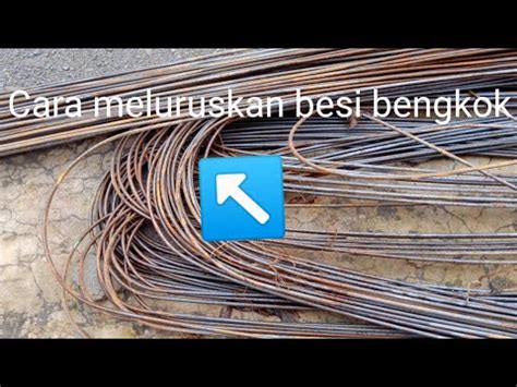 Cara Meluruskan Besi Yang Bengkok Youtube