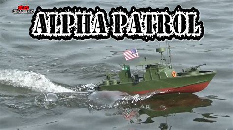 Pro Boat Alpha Patrol Boat In Action Youtube