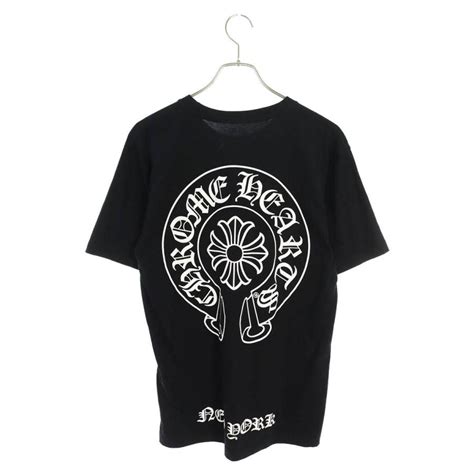 クロムハーツ Chrome Hearts Ch T Shrt Ltd サイズ M ニューヨーク限定バックホースシュープリントtシャツ 中古 Sj02 10519 240619 0058