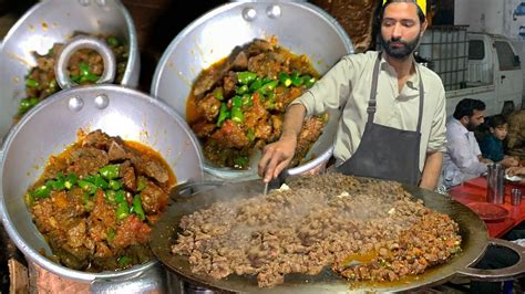 Karachi Street Food Famous Tawa Fry Kaleji Mutton Friend Liver Recipe