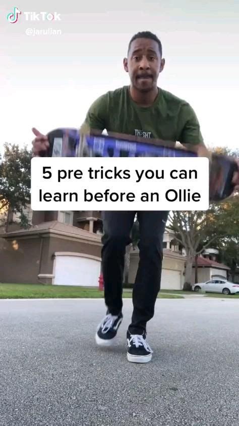 5 Tricks you can learn before an Ollie | Skateboard, Skate ...