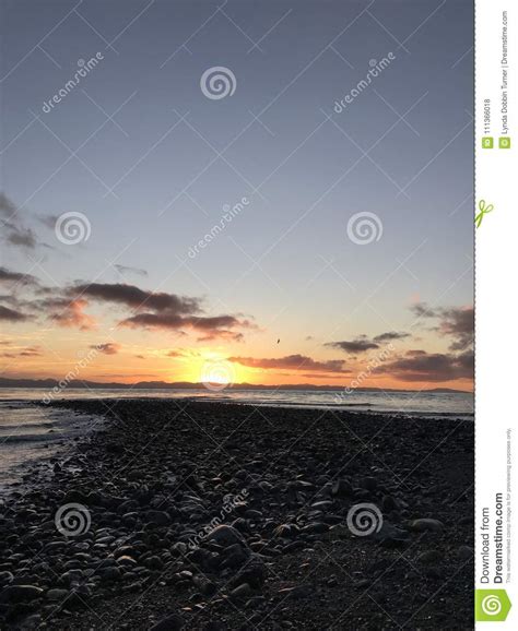 Sunset Sky At Jordan River Vancouver Island Bc Stock Photo Image Of