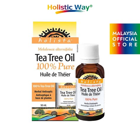 Holista Tea Tree Oil 100 Pure 50ml Shopee Malaysia