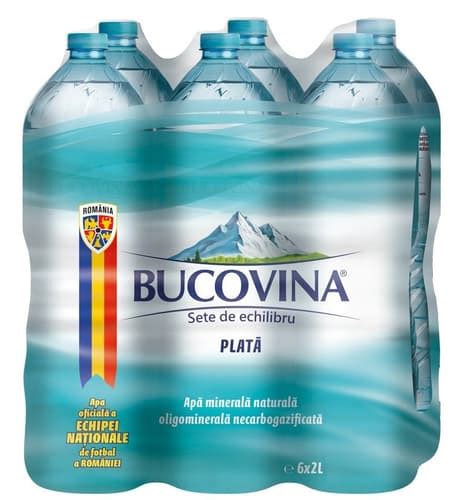 Bucovina Apa Minerala Naturala Plata 6x2l