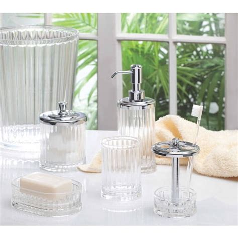 Interdesign Alston Acrylic Decorative Bath Accessories Collection