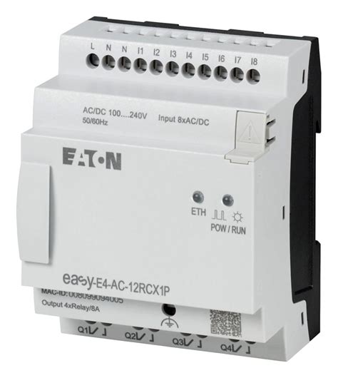 EASY E4 AC 12RCX1P Eaton Moeller Control Relay 8 Input 4 Output