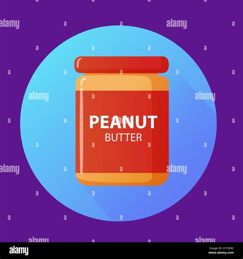 Cartoon Illustration Peanut Butter Jar Hi Res Stock Photography And