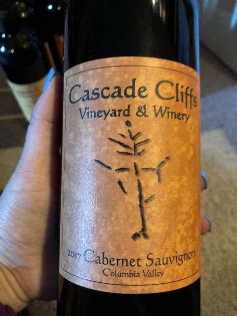 2017 Cascade Cliffs Cabernet Sauvignon Usa Washington Columbia