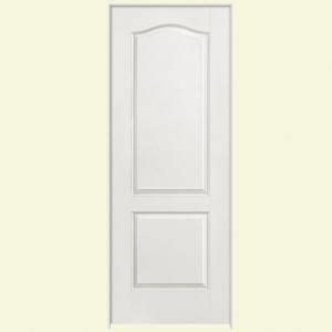 Masonite 32 In X 80 In 2 Panel Arch Top Solid Core Textured Primed