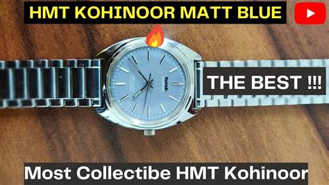 Hmt Kohinoor Light Blue Hmt Kohinoor Sky Blue Dial Review Stunning