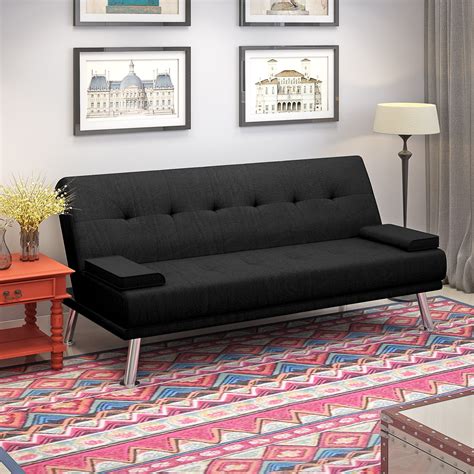 Buy Wellgarden 3 Seater Sofa Bed er Sofa Couch Fabric Sofabed Modern ...