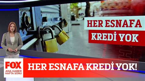 Her esnafa kredi yok 4 Nisan 2020 Gülbin Tosun ile FOX Ana Haber Hafta