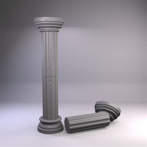 Fichier Stl Colonne Antique Id E Pour Impression D T L Chargercults